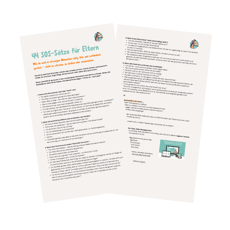 MockUp Liste SOS Sätze Freebie